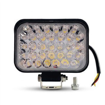 LED фара прямоугольная 99W ближний + дальний свет 9-80V IP67 (136х96х35 мм) 15934_19963 фото