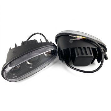 Комплект LED фар 50 Вт 3 линзы Daewoo Lanos, Sens, 10-80V (175*75*110 мм.) 261957 фото