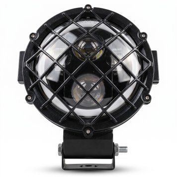 Светодиодная лед фара круглая 5.75 дюйма 75W ближний + дальний + DRL 21750_28436 фото
