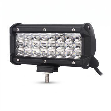 LED фара прямоугольная 72W 9-32V 6000K IP67 рабочий свет (140х75х55 мм) 14719_17650 фото