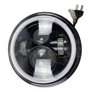 Лед Фара 60W 7" дюймів головного світла (УАЗ, ВаЗ, Богдан, Еталон, Jeep, Harley Davidson) (AG27898) 21533_27898 фото