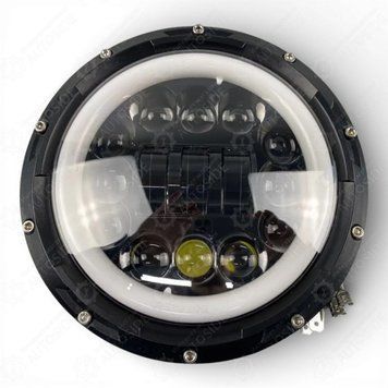 Фара головного світла LED 65W (7 дюймів) &ndash; Ближнє/Дальнє + ДХВ (AG19959) 15930_19959 фото