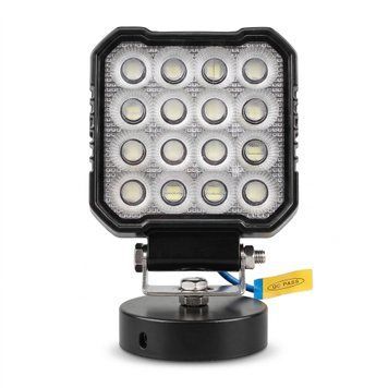 Світлодіодна лед фара квадратна 32 Вт (64 LED) IP67 комбіноване світло 115*115*35 мм 15195_18316 фото