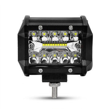 LED фара прямоугольная 60W комбинированный свет (combo) 95х75х55 мм 14627_17392 фото