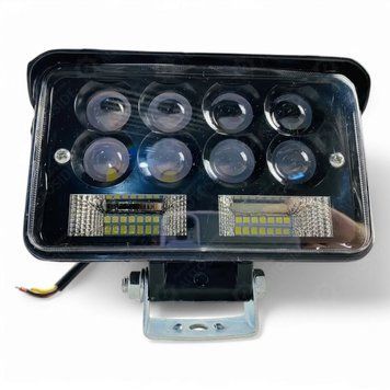 Лед світлодіодна фара 66Вт 9-80V (дальній+ближній) IP67, 155х110х55мм (AG27954) 21554_27954 фото