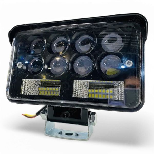 Лед світлодіодна фара 66Вт 9-80V (дальній+ближній) IP67, 155х110х55мм (AG27954) 21554_27954 фото