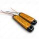 Габаритний вогонь LED жовтий 2шт. 24В, IP67, 6 діодів з лінзою та кріпленням (AG28416) 21738_28416 фото 2