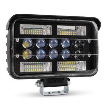 Светодиодная фара прямоугольная 108W 10 линз 9-80V ближний + дальний свет 21555_27955 фото