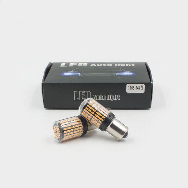 Світлодіодна Led лампа 30W 1156 BA15S P21W 12V 600LM 6000K жовта (AG17662) 14724_17662 фото