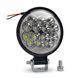 Светодиодная лед фара круглая мини 42 Вт (14 LED) 9-80 В IP65 85*85*20 мм 15908_19937 фото 1